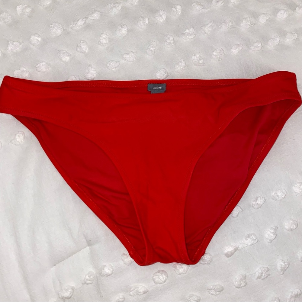 Aerie Red Bikini Bottom